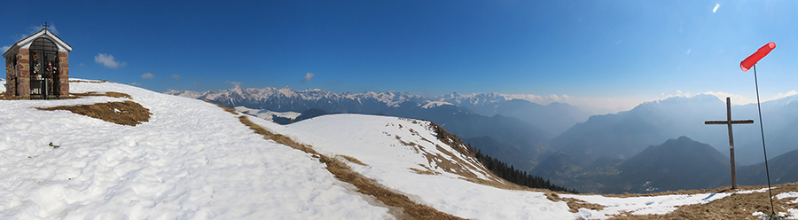 Vista panoramica dalla Santella di Maria Assunta